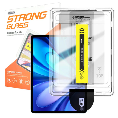 For vivo Pad5 Screen Protector Arc Edge Tempered Glass Film with Auto Dust-free Installation Tool (NOT Complete Covering) - Transparent - 1