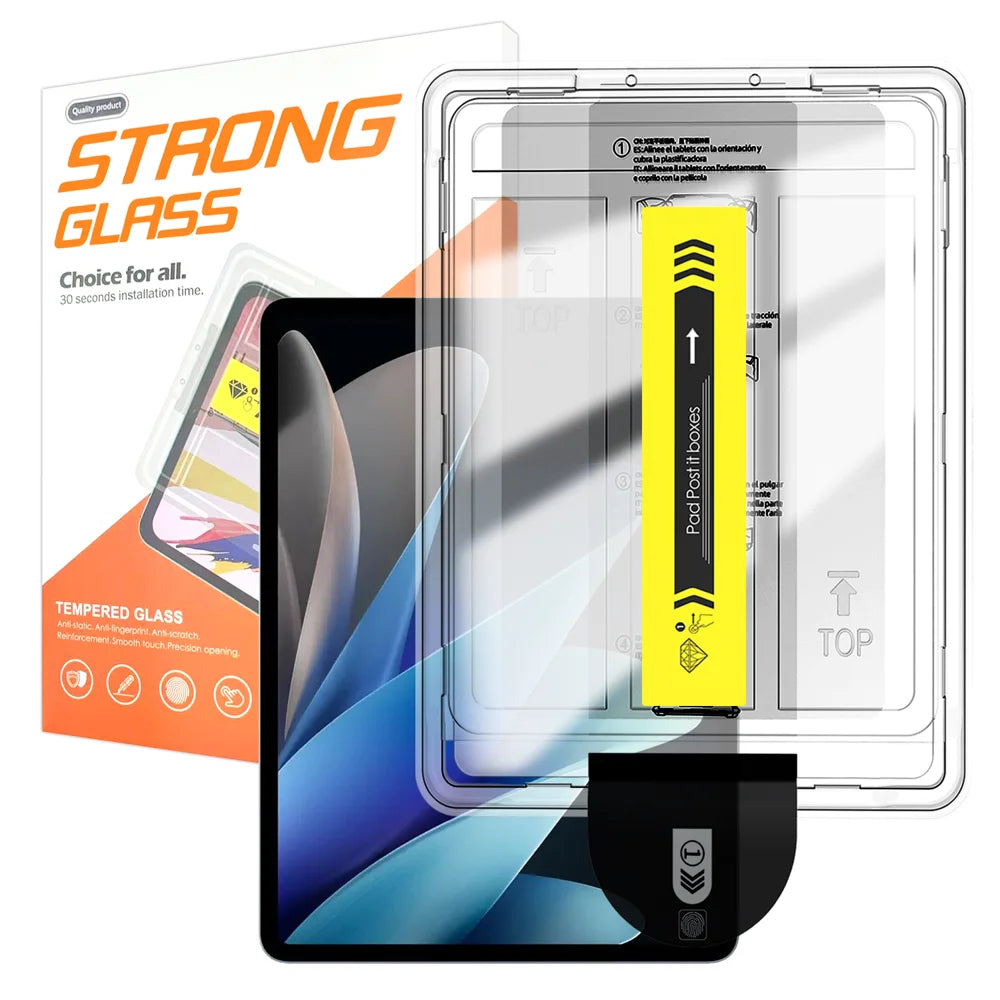 For vivo Pad2 Screen Protector Arc Edge Tempered Glass Film with Auto Dust-free Installation Tool (NOT Complete Covering) - Transparent - 1