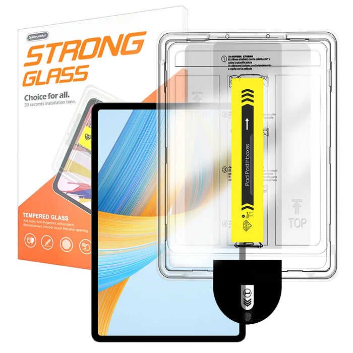 For Honor Pad V8 Pro Screen Protector Arc Edge Tempered Glass Film with Auto Dust-free Installation Tool (NOT Complete Covering) - Transparent - 1