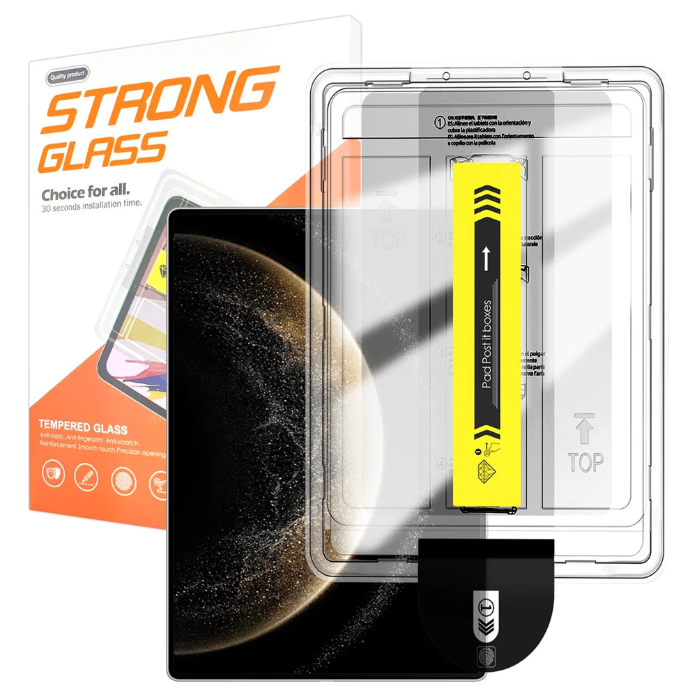 For Huawei MatePad Pro 13.2 (2025) Screen Protector Arc Edge Tempered Glass Film with Auto Dust-free Installation Tool (NOT Complete Covering) - Transparent - 1