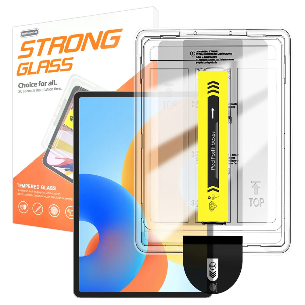 For Huawei MatePad 11.5 2024 Screen Protector Arc Edge Tempered Glass Film with Auto Dust-free Installation Tool (NOT Complete Covering) - Transparent - 1