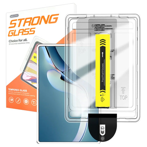 For Huawei MatePad Pro 12.6 (2021) / Huawei MatePad Pro 12.6 (2024) Screen Protector Arc Edge Tempered Glass Film with Auto Dust-free Installation Tool (NOT Complete Covering) - Transparent - 1