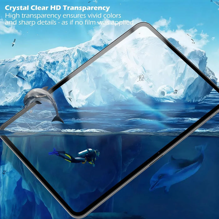 For Lenovo Legion Y700 (2025) Screen Protector Arc Edge Tempered Glass Film with Auto Dust-free Installation Tool (NOT Complete Covering) - Transparent - 4