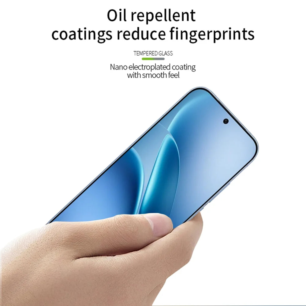PINWUYO For vivo iQOO Z11 Turbo 5G Tempered Glass Film  JK Series-2 9H Full Glue Full Screen Protector - Black - 4