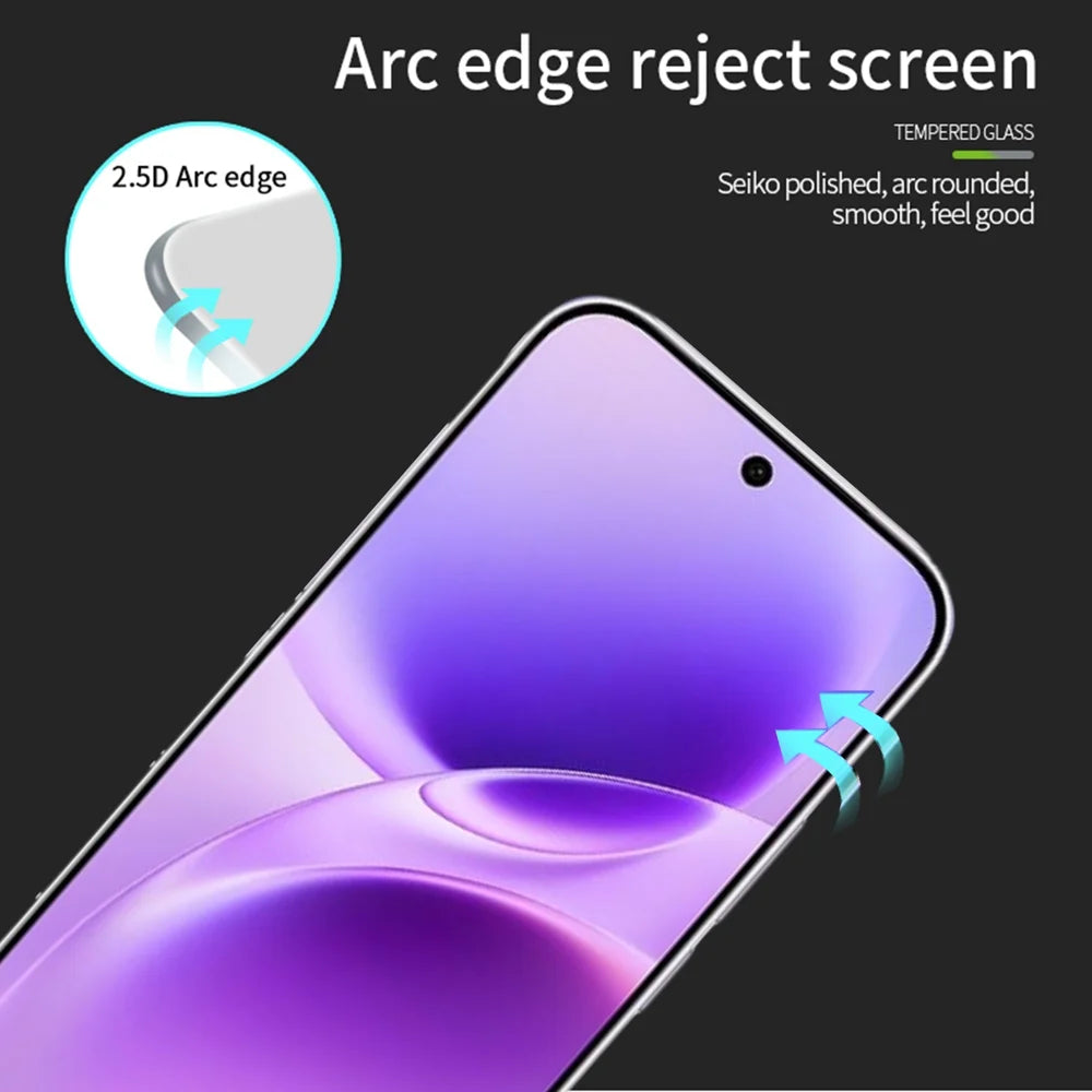 PINWUYO For vivo S50 5G Tempered Glass Film  JK Series-2 9H Full Glue Full Screen Protector - Black - 2