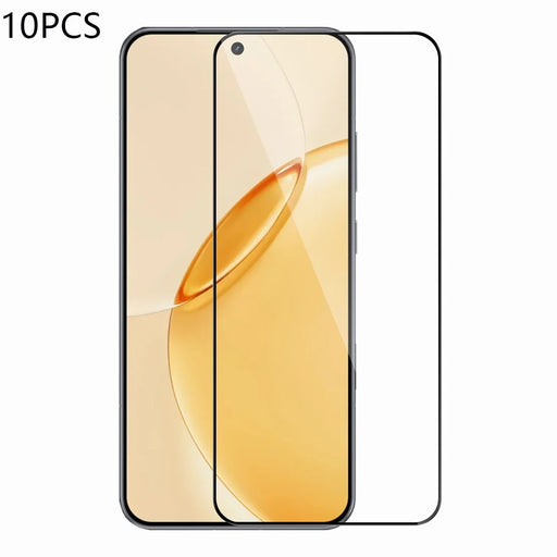 RURIHAI 10Pcs For Realme 16 5G High Aluminium-Silicon Glass Film Full Glue 0.26mm 2.5D Full Screen Protector - Transparent - 1