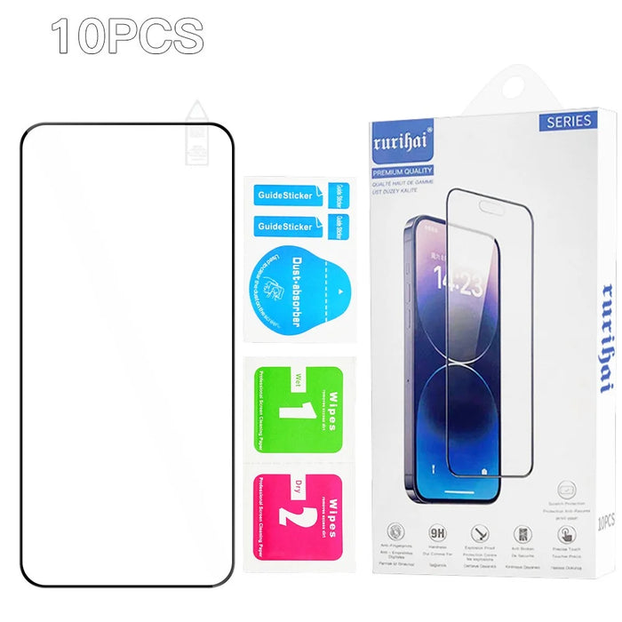 RURIHAI 10Pcs For Honor Win 5G  /  Win RT 5G High Aluminium-Silicon Glass Film Full Glue 0.26mm 2.5D Full Screen Protector - Transparent - 7