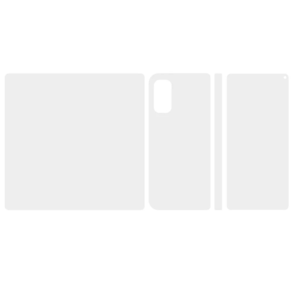 RURIHAI for Xiaomi Mi Mix Fold 1 Set / 3Pcs Large Screen + Front Screen Back Protector HD Clear Anti-scratch Anti-fingerprint PET Film - 2