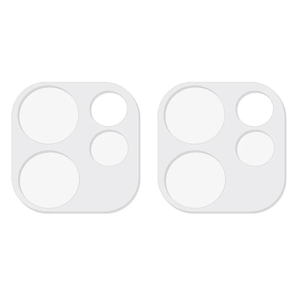 2Pcs For Oppo Reno15 F 5G Full Coverage Camera Lens Protector 3D Arc Edge Anti-Scratch Tempered Glass Lens Film - Transparent - 2