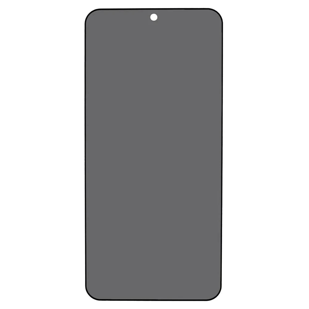 For Realme 16 Pro 5G Anti Spy Privacy Screen Protector 2.5D Arc Edge Full Glue Full Cover High Aluminium-silicon Glass Film (Fingerprint Unlock) - Black - 2