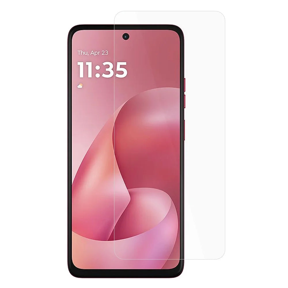 For Motorola Moto G67 Power 5G  /  G57 Power 5G Screen Protector 2.5D Arc Edge Full Glue High Aluminium Silicon Glass Film (Not Complete Coverage) - Transparent - 1