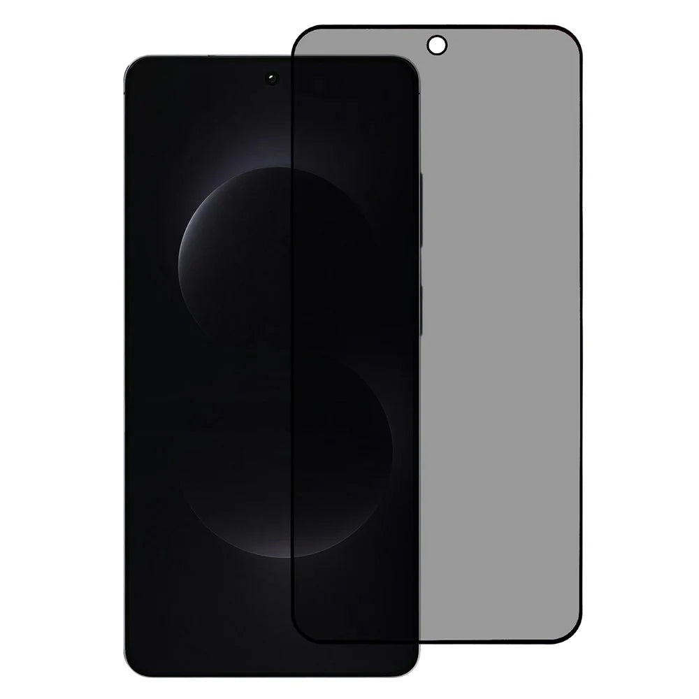 For Samsung Galaxy S26 Ultra Privacy Screen Protector 0.18mm Silk Printing Matte Full Tempered Glass Film Fingerprint Unlock Full Glue - 1