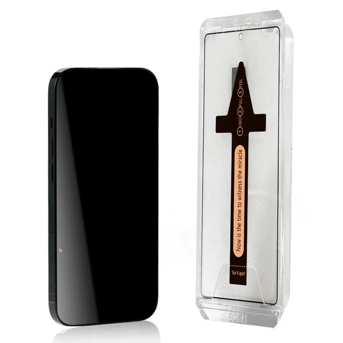 For Samsung Galaxy S26 Tempered Glass HD Clear Screen Protector with Automatic Dust Removal Tool - Transparent - 4