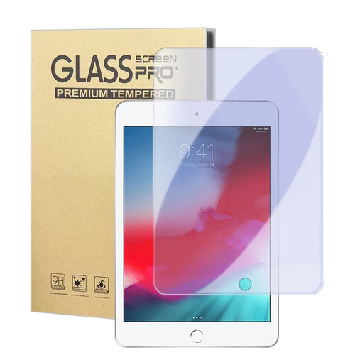 For iPad mini 4 Screen Protector Purple Light Eye Protection Anti Fingerprint Tempered Glass Film (NOT Complete Covering) - Transparent - 1