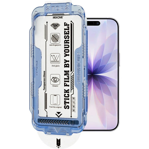 WEKOME WTP-117 For iPhone 17 Screen Protector 6D Curved Ultra-Fine Edge AR Matte Full Coverage Tempered Glass Film - Transparent - 1