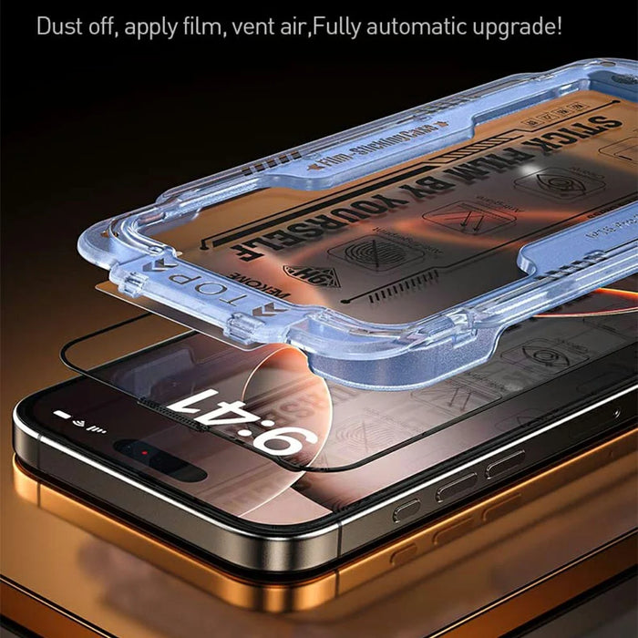 WEKOME WTP-117 For iPhone Air Screen Protector 6D Curved Ultra-Fine Edge AR Matte Full Coverage Tempered Glass Film - Transparent - 4