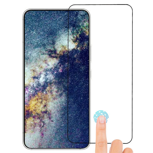 RURIHAI For Samsung Galaxy S22+ 5G / S23+ Anti-explosion 2.5D Arc Edge High Aluminum-silicon Glass Film 0.2mm 9H Secondary Hardening Full Screen Protector (Support Fingerprint Unlock) - 1
