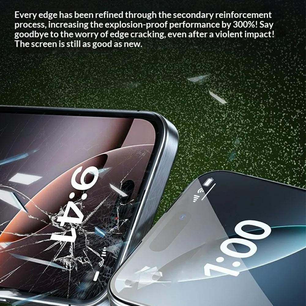 WEKOME WTP-118 For iPhone 17 Screen Protector 6D Curved Ultra-Fine Edge Matte Full Coverage Privacy Tempered Glass Film - Black - 5