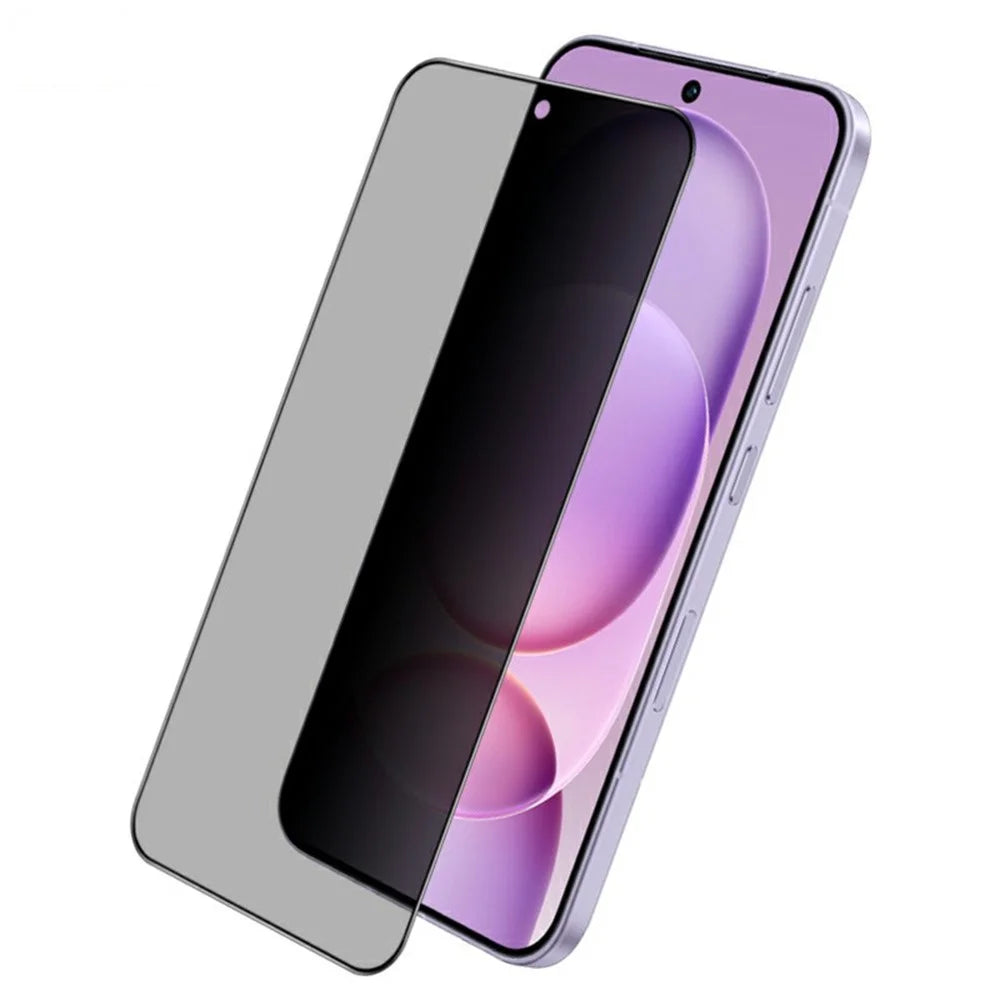 IMAK For Honor Magic8 Pro Air 5G Privacy Screen Protector Anti Peep Full Cover Tempered Glass Film (Fingerprint Unlock) - Black - 2