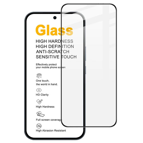 IMAK Pro+ Series For Realme 16 Pro 5G Screen Protector Full Coverage Tempered Glass Film (Fingerprint Unlock) - Black - 1
