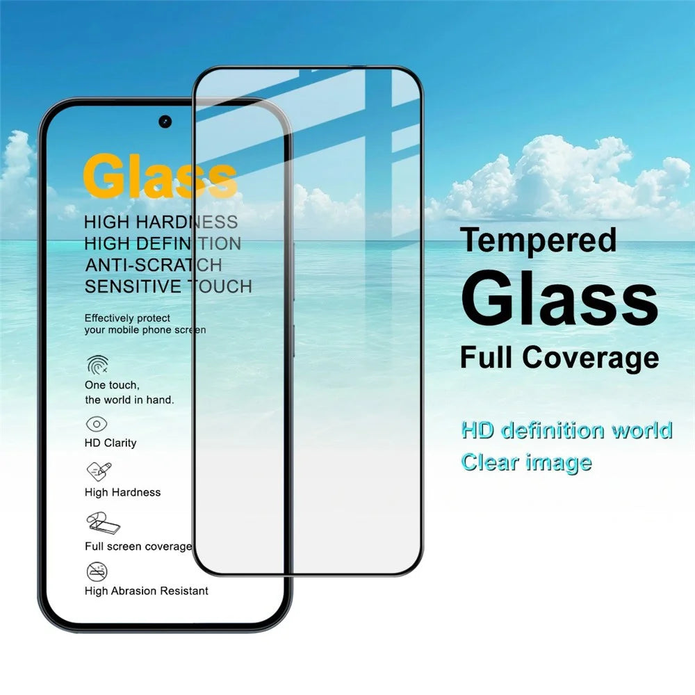 IMAK Pro+ Series For Realme 16 Pro 5G Screen Protector Full Coverage Tempered Glass Film (Fingerprint Unlock) - Black - 7