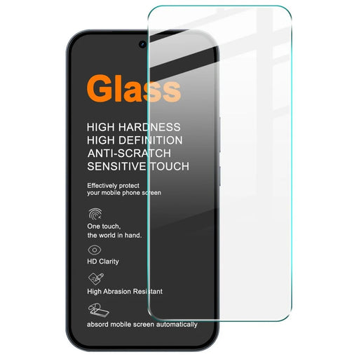 IMAK H Series For Realme 16 Pro 5G Screen Protector Tempered Glass Film (Not Complete Coverage) (Fingerprint Unlock) - Transparent - 1