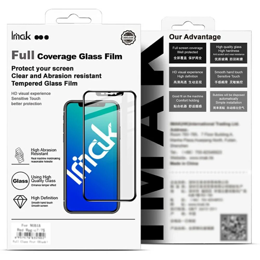IMAK For Realme 16 Pro+ 5G Full Screen Protector 3D Curved Edge Side Glue Tempered Glass Film (Fingerprint Unlock) - Black - 7