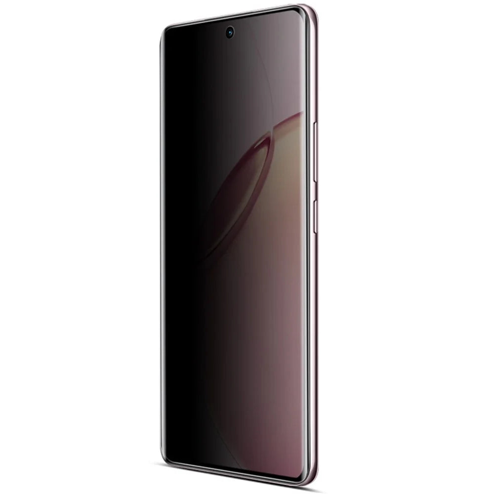 IMAK For Realme 16 Pro+ 5G Anti Spy Screen Protector Full Cover Side Glue Tempered Glass Film - Black - 5