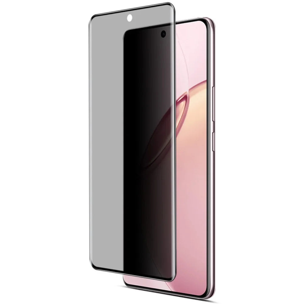 IMAK For Realme 16 Pro+ 5G Anti Spy Screen Protector Full Cover Side Glue Tempered Glass Film - Black - 7