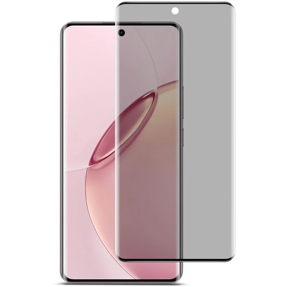 IMAK For Realme 16 Pro+ 5G Anti Spy Tempered Glass Side Glue Full Screen Protector (No Edge Version) - Black - 1