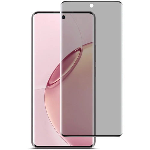 IMAK For Realme 16 Pro+ 5G Anti Spy Tempered Glass Side Glue Full Screen Protector (No Edge Version) - Black - 1