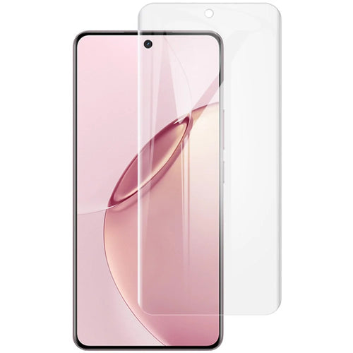 IMAK Hydrogel Film 4th For Realme 16 Pro+ 5G Full Screen Protector Ultra Clear Full Glue Soft TPU Film (Fingerprint Unlock) - Transparent - 1