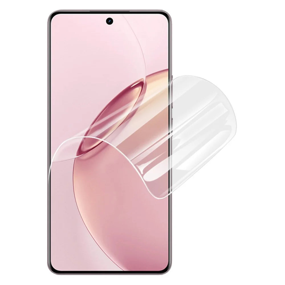 IMAK Hydrogel Film 4th For Realme 16 Pro+ 5G Full Screen Protector Ultra Clear Full Glue Soft TPU Film (Fingerprint Unlock) - Transparent - 3