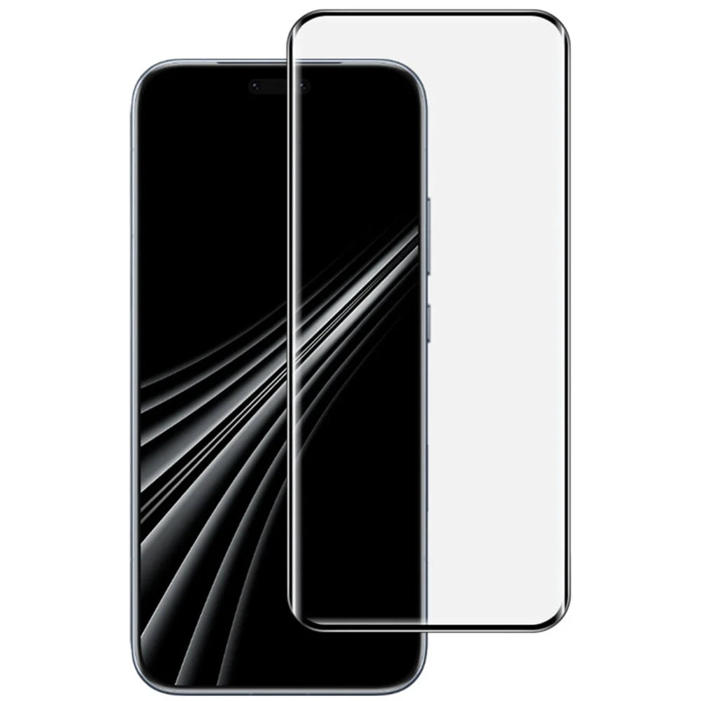 IMAK For Honor Magic8 RSR Porsche Design 5G Full Screen Protector 3D Curved Full Glue Tempered Glass Film with Positioning Frame (Fingerprint Unlock) - Black - 1