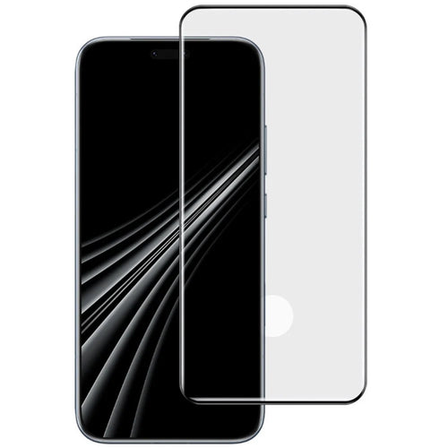 IMAK For Honor Magic8 RSR Porsche Design 5G Full Screen Protector 3D Curved Edge Side Glue Tempered Glass Film (Fingerprint Unlock) - Black - 1