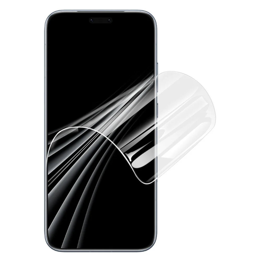 IMAK Hydrogel Film 4th For Honor Magic8 RSR Porsche Design 5G Full Screen Protector Ultra Clear Full Glue Soft TPU Film (Fingerprint Unlock) - Transparent - 3