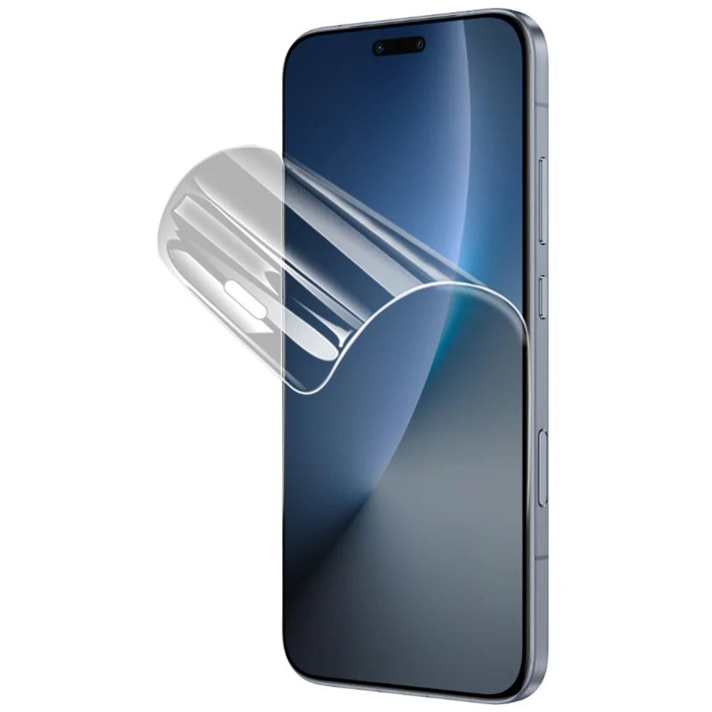 IMAK Privacy Hydrogel Film III for Honor Magic8 RSR Porsche Design 5G Anti-Spy Soft TPU Full Screen Protector (Fingerprint Unlock) - Transparent - 4