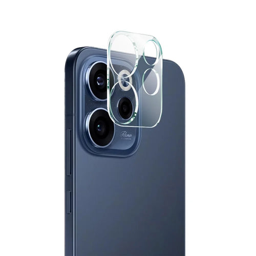 IMAK For Oppo Reno15 F 5G Tempered Glass Full Cover Camera Lens Protector + Acrylic Lens Cap - Transparent - 1