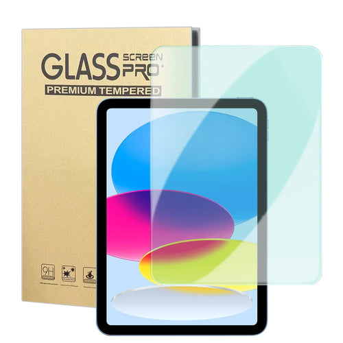 For iPad 10.9 (2022) / iPad (2025) Screen Protector Green Light Eye Protection Tempered Glass Film (Not Complete Covering) - Transparent - 1