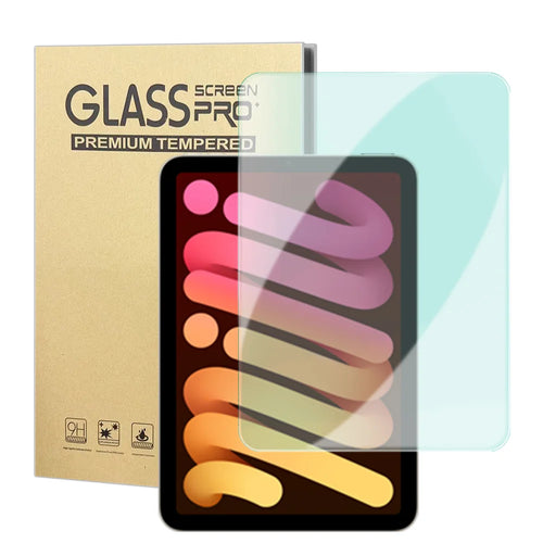 For iPad mini (2024) Screen Protector Green Light Eye Protection Tempered Glass Film (Not Complete Covering) - Transparent - 1