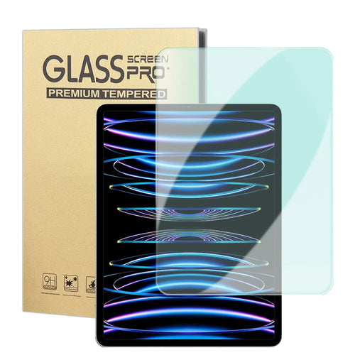 For iPad Pro 12.9 (2021) / iPad Pro 12.9 (2022) Screen Protector Green Light Eye Protection Tempered Glass Film (Not Complete Covering) - Transparent - 1