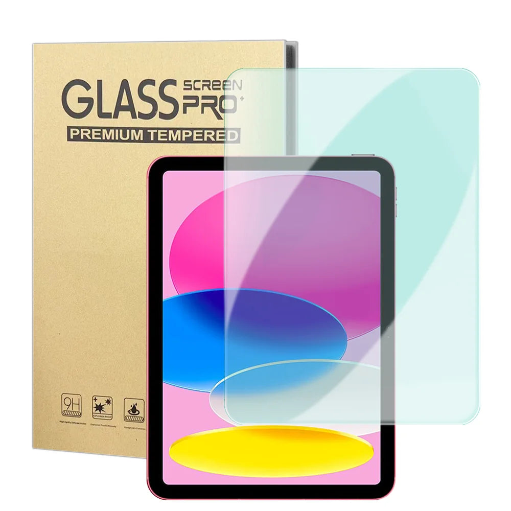For iPad 10.2 (2019) / iPad 10.2 (2020) / iPad 10.2 (2021) Screen Protector Green Light Eye Protection Tempered Glass Film (Not Complete Covering) - Transparent - 1