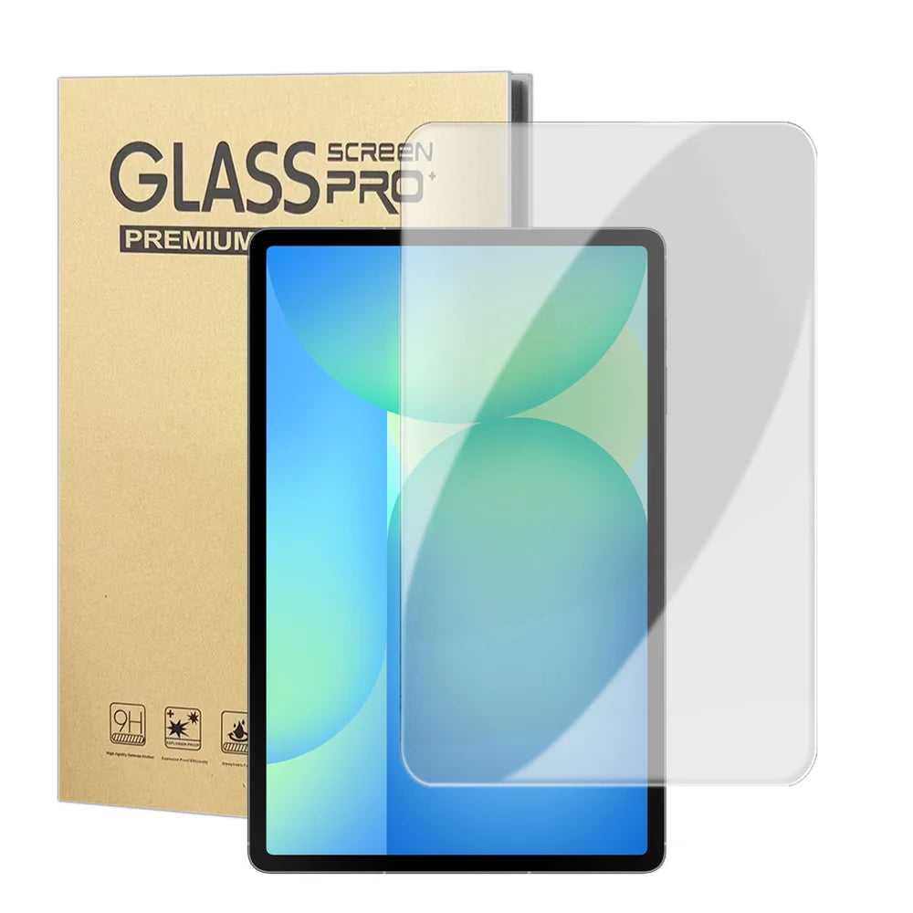 For Samsung Galaxy Tab S10 FE+ High Definition Screen Protector Arc Edge Anti Fingerprint Tempered Glass Film (NOT Complete Covering) - Transparent - 1