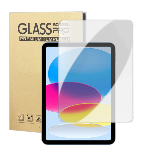 For iPad 10.9 (2022) / iPad (2025) High Definition Screen Protector Arc Edge Anti Fingerprint Tempered Glass Film (NOT Complete Covering) - Transparent - 1