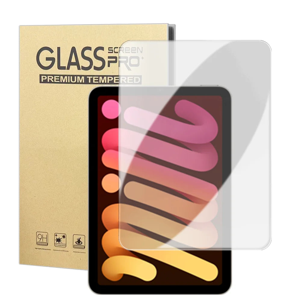 For iPad mini (2024) High Definition Screen Protector Arc Edge Anti Fingerprint Tempered Glass Film (NOT Complete Covering) - Transparent - 1