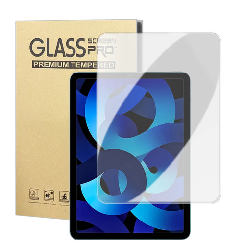 For iPad Air (2020) / iPad Air (2022) High Definition Screen Protector Arc Edge Anti Fingerprint Tempered Glass Film (NOT Complete Covering) - Transparent - 1