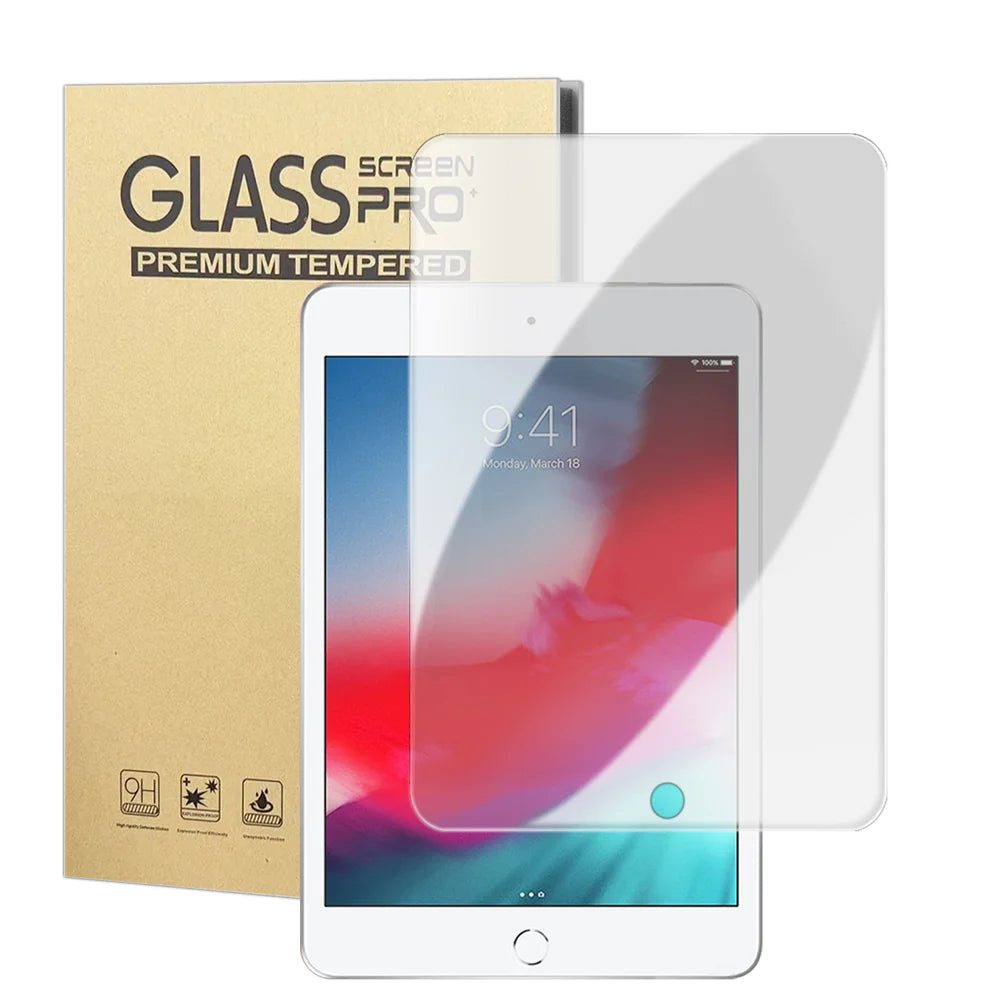 For iPad Air (2013) / iPad Air 2 High Definition Screen Protector Arc Edge Anti Fingerprint Tempered Glass Film (NOT Complete Covering) - Transparent - 1
