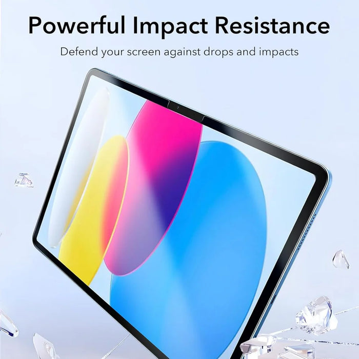 For iPad 10.9 (2022) / iPad (2025) Paper-Like PET Writing Film Matte Anti Fingerprint Screen Protector (NOT Complete Covering) - Transparent - 6