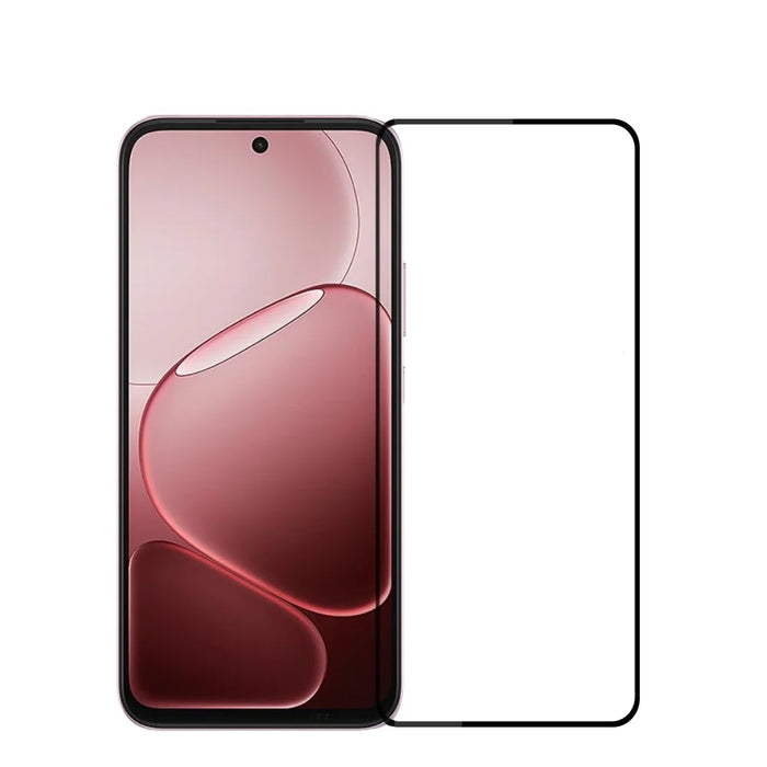 MOFI For Oppo A6i Screen Protector  9H Full Glue Full Coverage High Aluminum-Silicon Glass Film - Black - 1