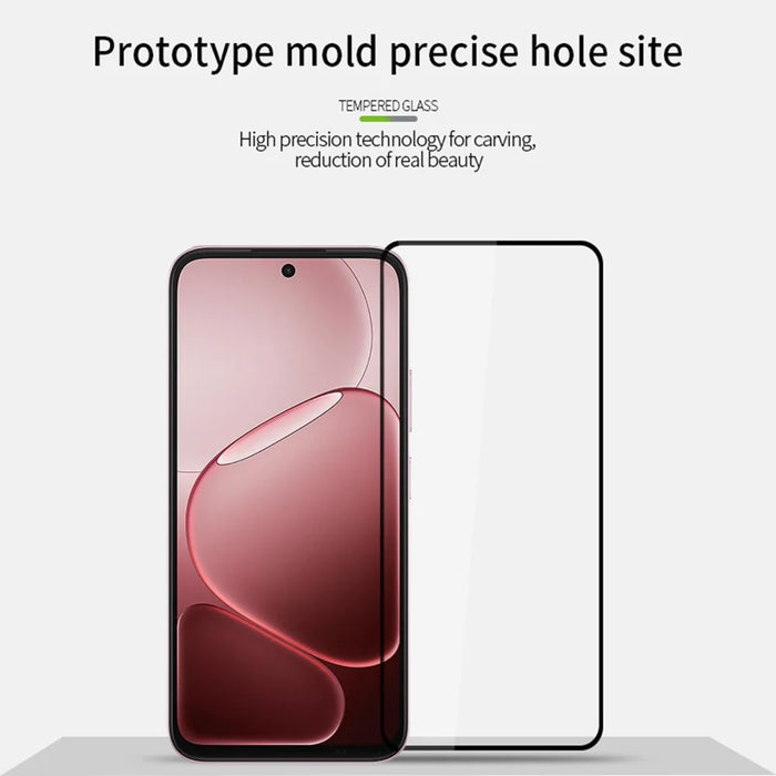 MOFI For Oppo A6i Screen Protector  9H Full Glue Full Coverage High Aluminum-Silicon Glass Film - Black - 3